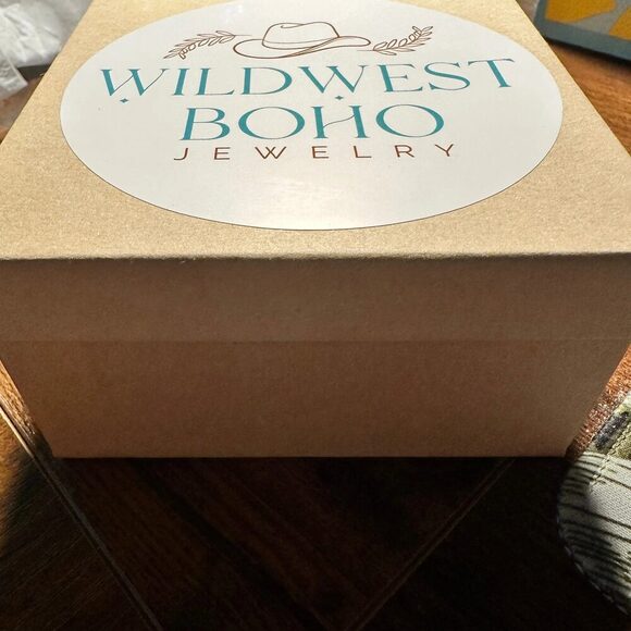 Handmade Artisan Native American Feather Bracelets, Tribal Navajo Copper Cuff, - Picture 6 of 7